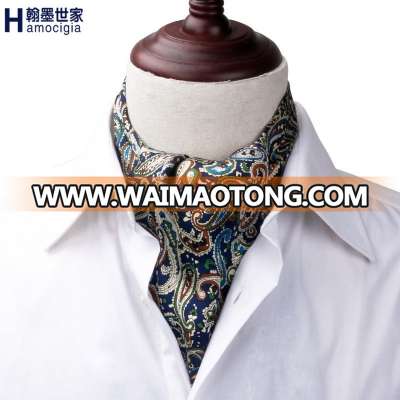 Custom Request High Quanlity Mens Silk Cravat Men 100% Silk scarf