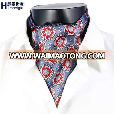 Custom Request High Quanlity Mens Silk Cravat Men 100% Silk scarf