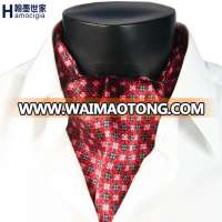 Custom Request High Quanlity Mens Silk Cravat Men 100% Silk scarf