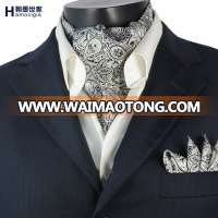 Custom Request High Quanlity Mens Silk Cravat Men 100% Silk scarf